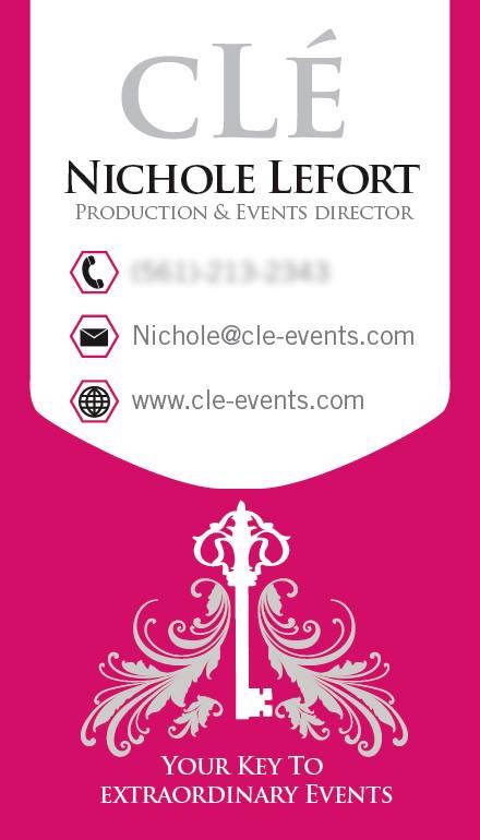Clé Events Business Card